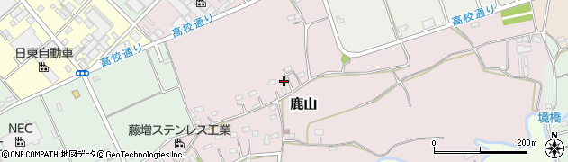 埼玉県日高市鹿山664周辺の地図