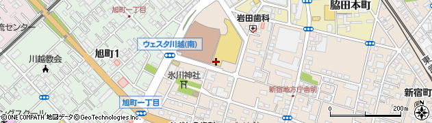 川越駅西口郵便局 ＡＴＭ周辺の地図