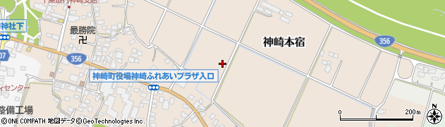 千葉県神崎町（香取郡）神崎本宿周辺の地図