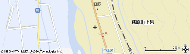 紺のれん 下呂萩原店周辺の地図