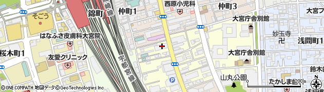 オリックス株式会社　ＯＱＬ北関東チーム周辺の地図