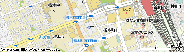 大宮ＪＰビル郵便局周辺の地図