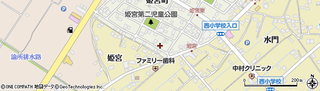 茨城県龍ケ崎市姫宮町102周辺の地図