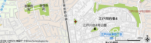 江戸川台5号公園周辺の地図
