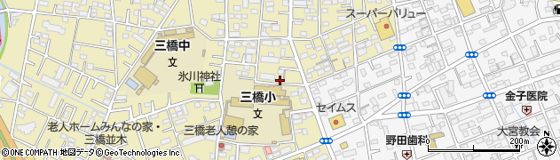 埼玉県さいたま市大宮区三橋1丁目1392周辺の地図
