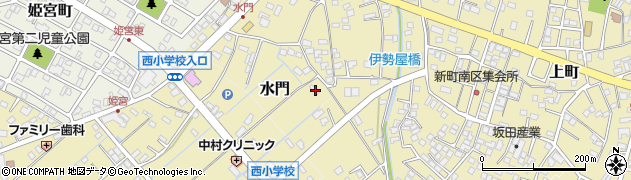 茨城県龍ケ崎市水門8708周辺の地図