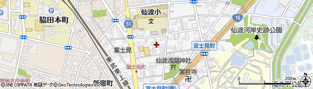 埼玉県川越市富士見町23周辺の地図