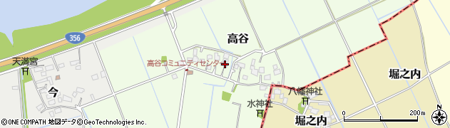 千葉県香取郡神崎町高谷321周辺の地図