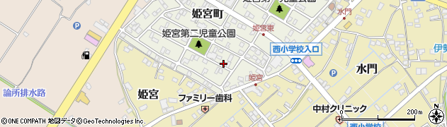 茨城県龍ケ崎市姫宮町118周辺の地図