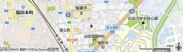 埼玉県川越市富士見町周辺の地図