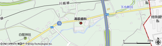 埼玉県日高市高萩1920周辺の地図