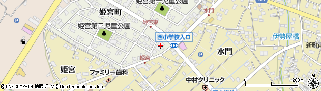 茨城県龍ケ崎市姫宮町179周辺の地図