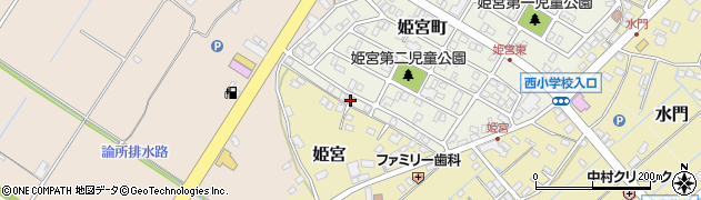 茨城県龍ケ崎市姫宮町4周辺の地図