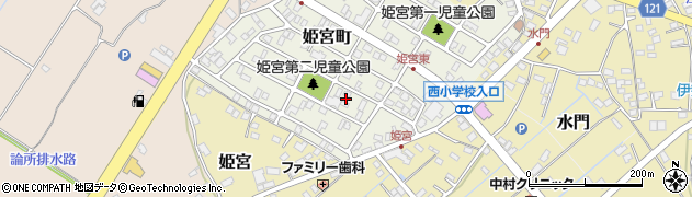 茨城県龍ケ崎市姫宮町112周辺の地図
