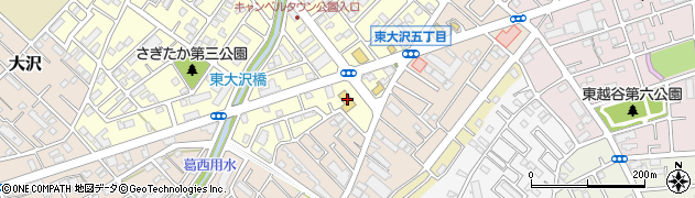 宮脇書店越谷店周辺の地図