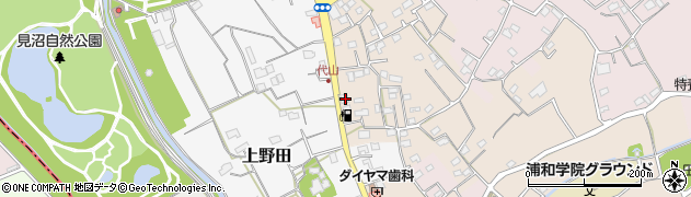 埼玉県さいたま市緑区代山489周辺の地図