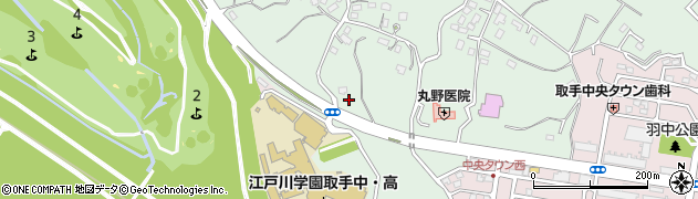 茨城県取手市稲878周辺の地図