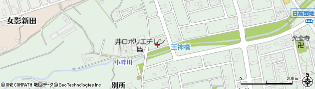 埼玉県日高市高萩2476周辺の地図