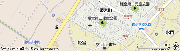 茨城県龍ケ崎市姫宮町35周辺の地図
