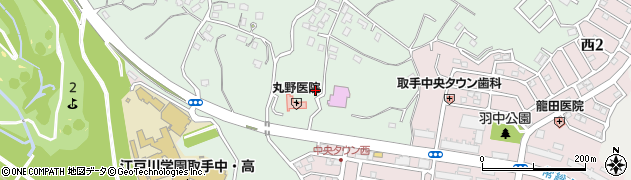 茨城県取手市稲833周辺の地図