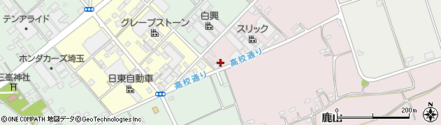 埼玉県日高市鹿山851周辺の地図