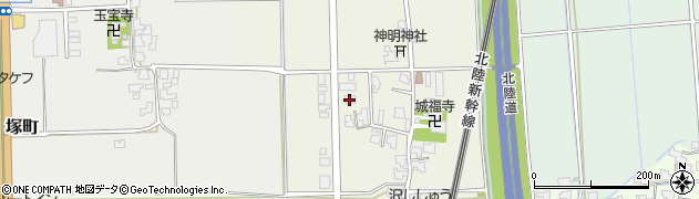 吉田定周辺の地図