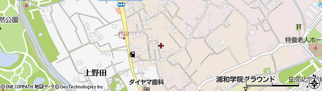 埼玉県さいたま市緑区代山451周辺の地図