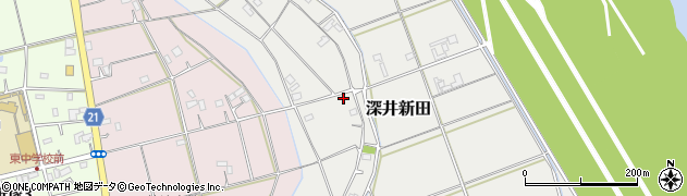 埼玉県吉川市深井新田2740周辺の地図