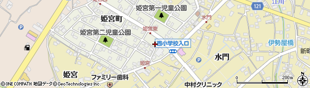 茨城県龍ケ崎市姫宮町175周辺の地図