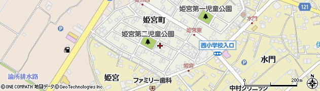 茨城県龍ケ崎市姫宮町111周辺の地図