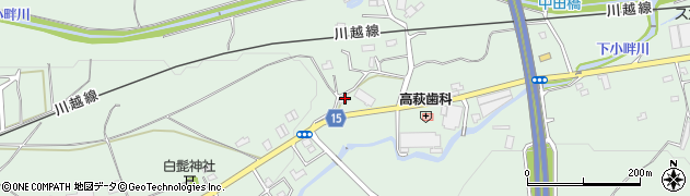 埼玉県日高市高萩1856周辺の地図
