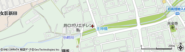 埼玉県日高市高萩2475周辺の地図