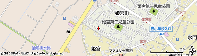 茨城県龍ケ崎市姫宮町37周辺の地図
