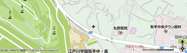 茨城県取手市稲880周辺の地図