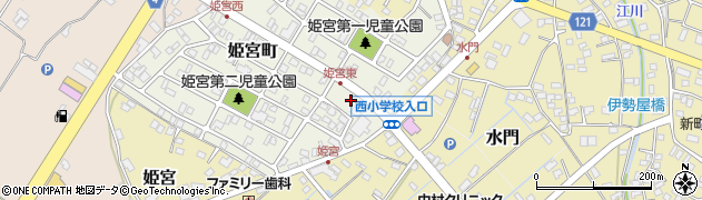 茨城県龍ケ崎市姫宮町174周辺の地図