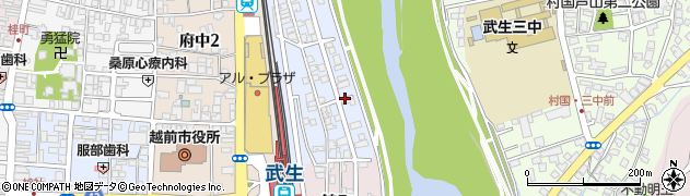 福井県越前市万代町周辺の地図