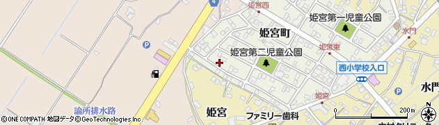 茨城県龍ケ崎市姫宮町38周辺の地図