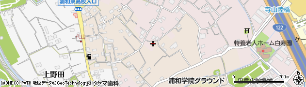 埼玉県さいたま市緑区代山574周辺の地図