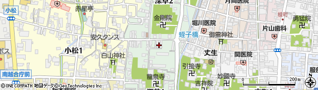 福井県越前市深草周辺の地図