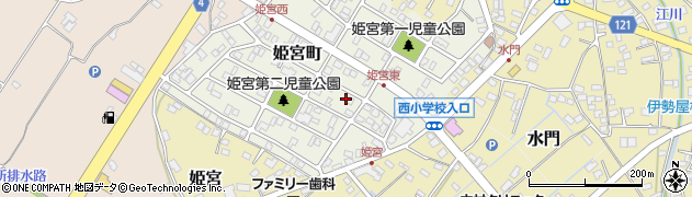 茨城県龍ケ崎市姫宮町126周辺の地図