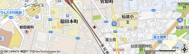 埼玉県川越市菅原町14周辺の地図