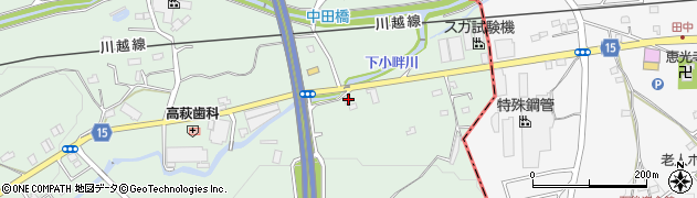 埼玉県日高市高萩1998周辺の地図