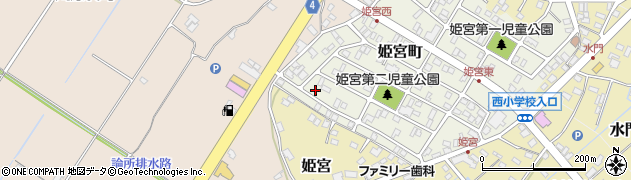茨城県龍ケ崎市姫宮町39周辺の地図