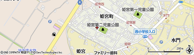 茨城県龍ケ崎市姫宮町46周辺の地図
