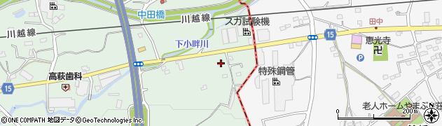 埼玉県日高市高萩1988周辺の地図