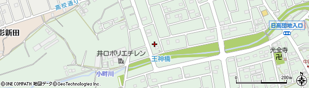 埼玉県日高市高萩2469周辺の地図