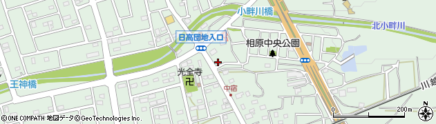 埼玉県日高市高萩1726周辺の地図