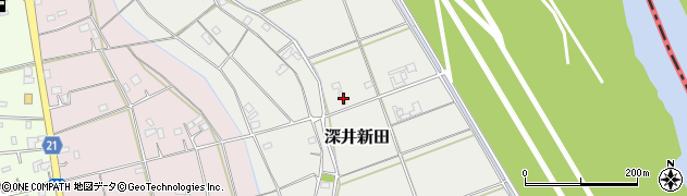 埼玉県吉川市深井新田2378周辺の地図