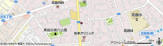 パンダ理容室　花田店周辺の地図