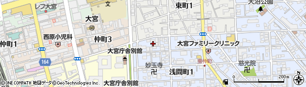 アルバニーフジ壱番館周辺の地図